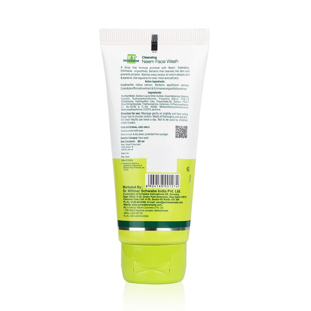 B&T Cleansing Neem Face Wash 10