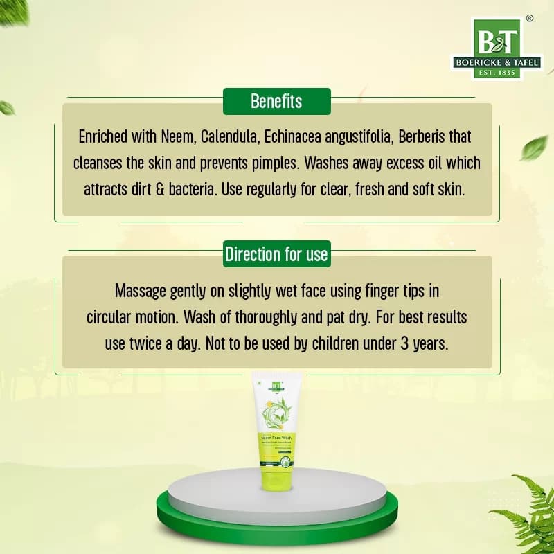 B&T Cleansing Neem Face Wash 4