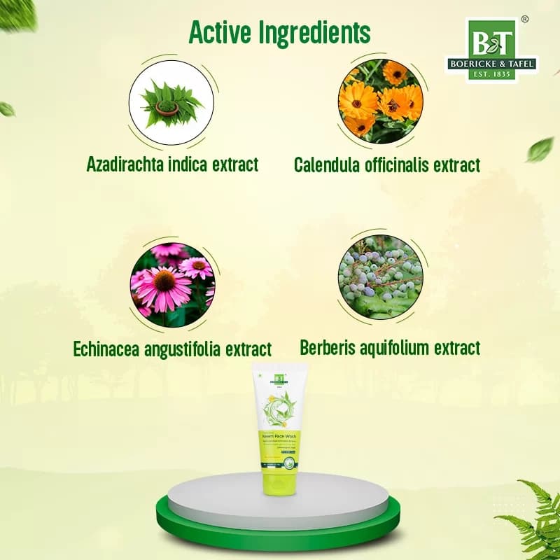 B&T Cleansing Neem Face Wash 9