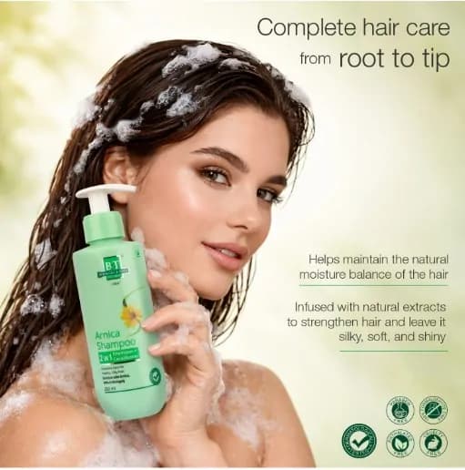 B & T Arnica Shampoo 2 in 1 4
