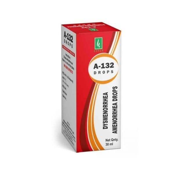 A 132 DYSMENORRHOEA AMENORRHOEA DROPS 30 ML ADVEN